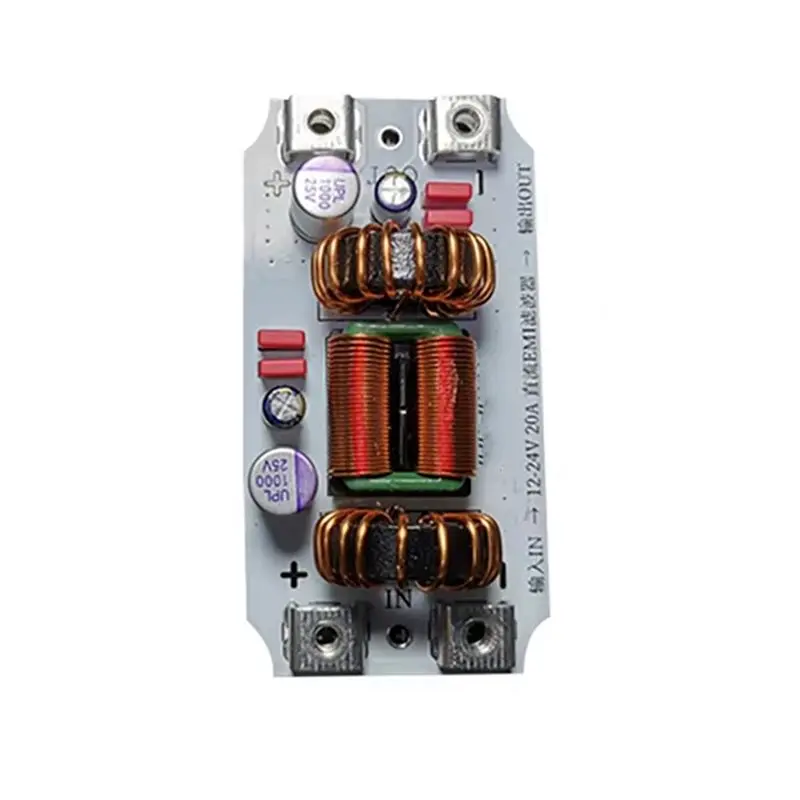 A42Z-20A 자동차 오디오 전원 필터 DC LC EMI 필터 EMC 정화 전원 공급 장치 증폭기 음악 고주파 잡음 필터링