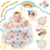Baby Inflatable Sofa Children Infant Seat PVC Shining Foldable Portable Bath Chairs Table Stool Practice Sitting Sofa Seat 3