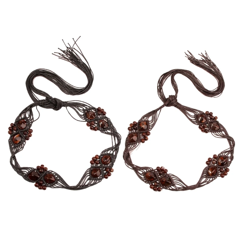 

Новый стиль, женский пояс с бусинами, пояс для платья, богемный пояс с цепочкой, пояс с цепочкой