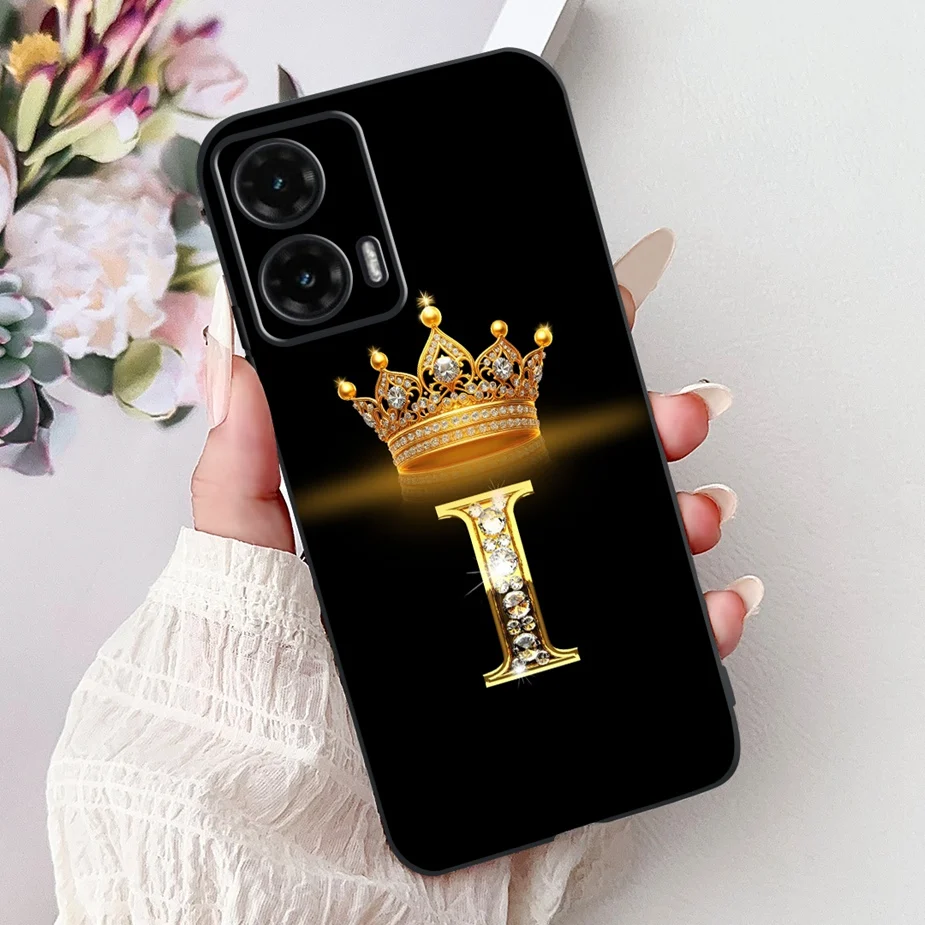 Luxury Crown Letters Soft TPU Phone Case Cover