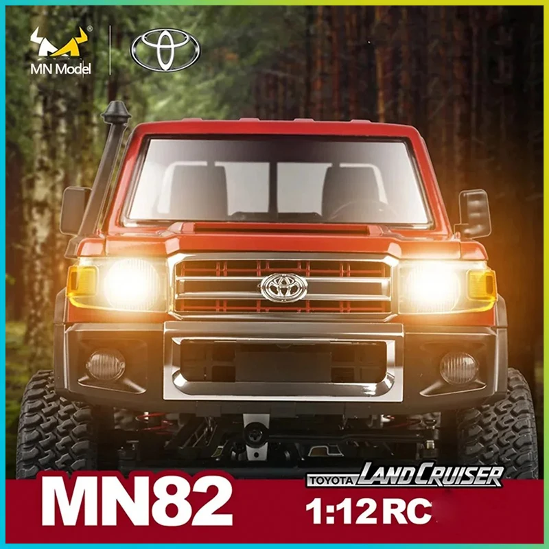 MN82 Remote Controlled Climbing Off-road Vehicle 1:12 Full Scale 4WD for Toyota LC79 Simulation RC Model Children Toy Rc Car 3