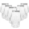 6 Pcs Halloween Skull Water Bottles Drinks Clear Milk Juice Packing Plastic Aluminum Multi-function Travel Waterbottle 1