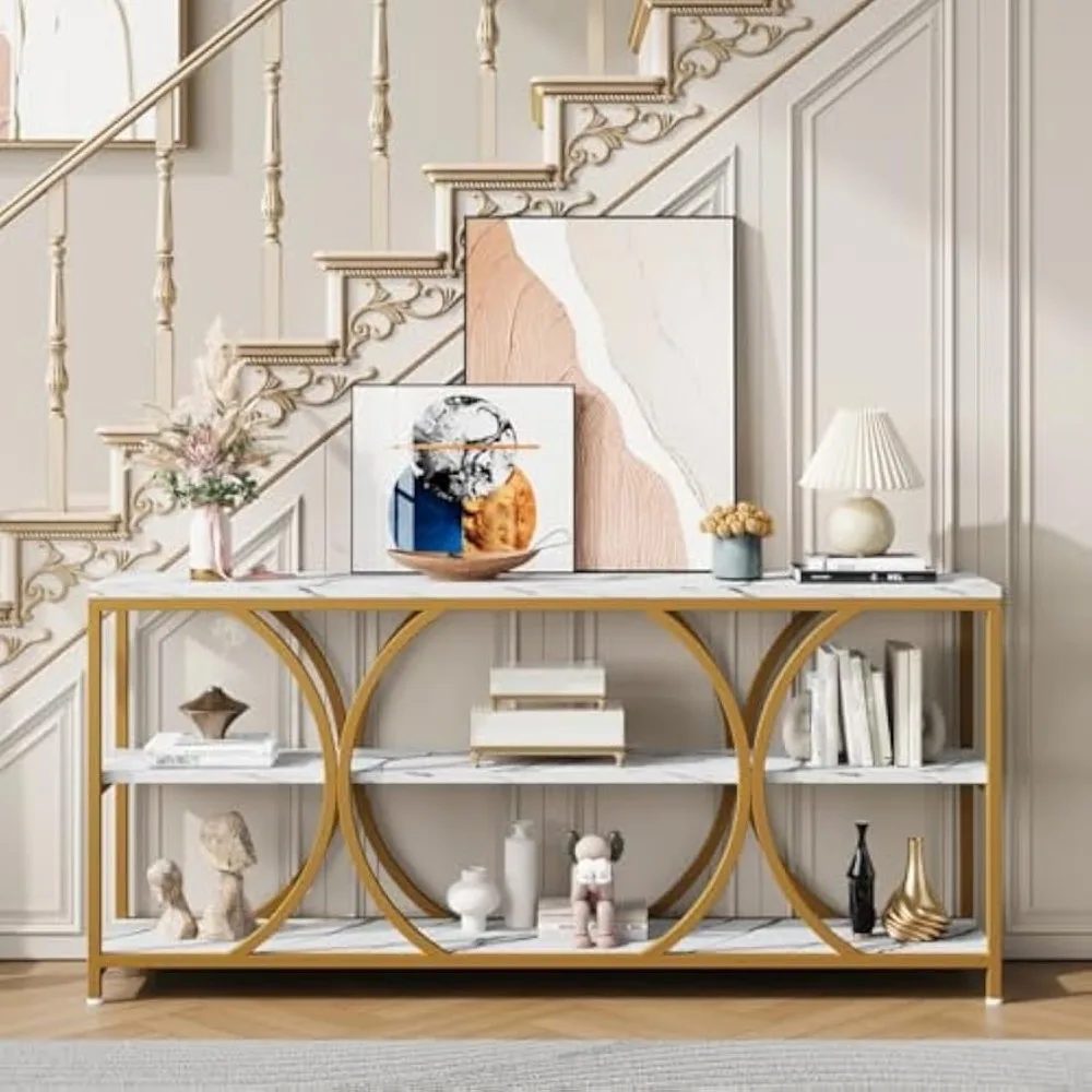 Modern Console Table - in hallway setup