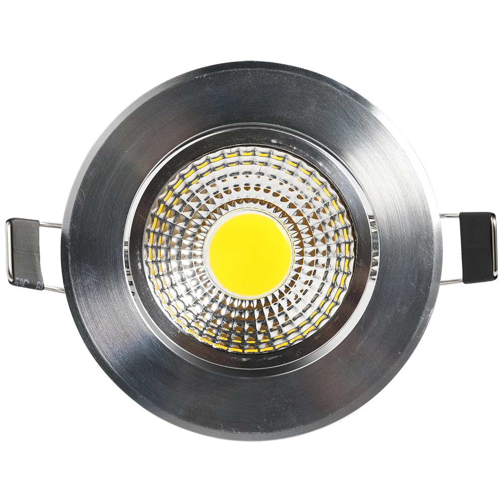 Focos LED antideslumbrantes regulables AC220V 110V Foco de techo LED empotrado de aluminio COB Lámpara de techo