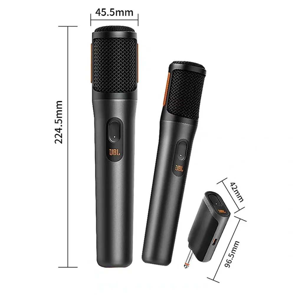 2 Channel Wireless Microphone UHF For JBL Karaoke Handheld Microphone System With Rechargeable TWO For DJ KTV Party
