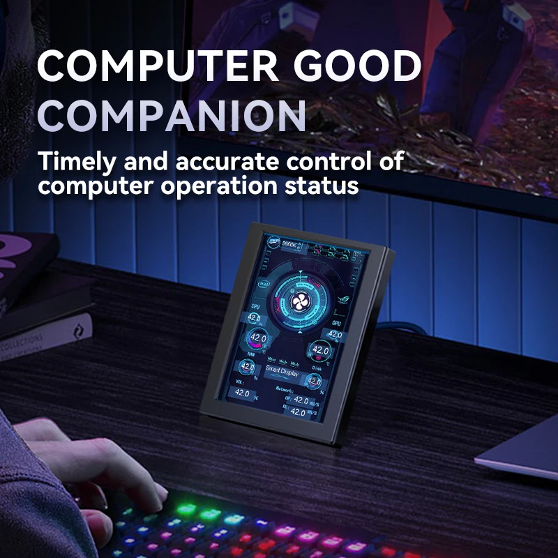 IPS LCD C Ÿ  ȭ, Ʈ UI ÷, CPU GPU RAM HDD , Ʈ, DIY ׸, ǽð  PC, 3.5 ġ
