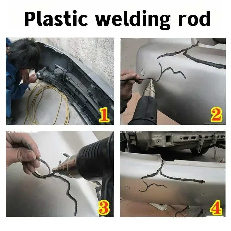 20/50/100 Pcs Plastic Welding Rod Set 20cm PP/PE/PVC/ABS Household Welding Rod Car Bumper Repair Tool Parts Plastic Welder New 3