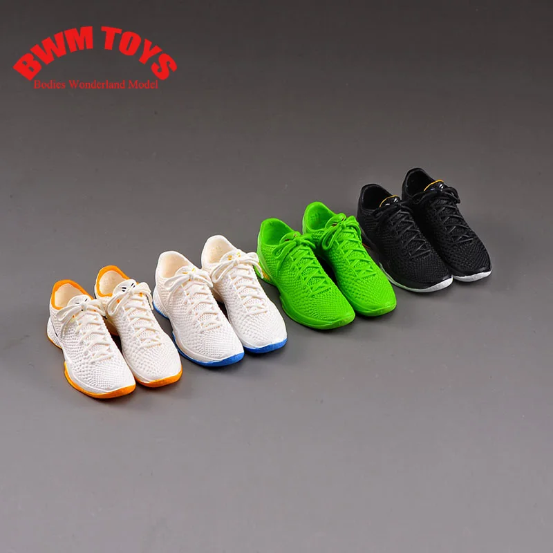 4-Colors-1-6-Scale-Fashion-Male-Soldier-Sneakers-Solid-Sports-Shoes ...