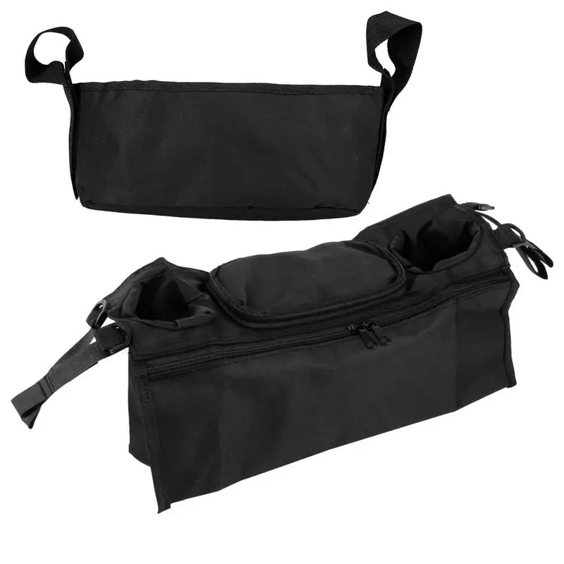 

Stroller Storage Attachment Multifunction Stroller Hanging Bags Large Capacity Multi Functions Organizer Pouch Accessories