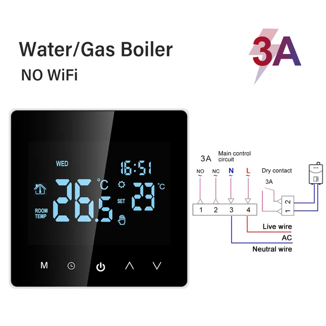 NO Wifi WaterGas 3A