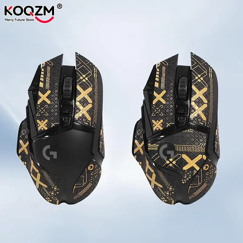Mouse Grip Skate Adesivo Pele de Lagarto Antiderrapante Chupar o Suor Adesivo de Decoração Decalque Auto-adesivo Logitech G502 Hero - Imagem 4
