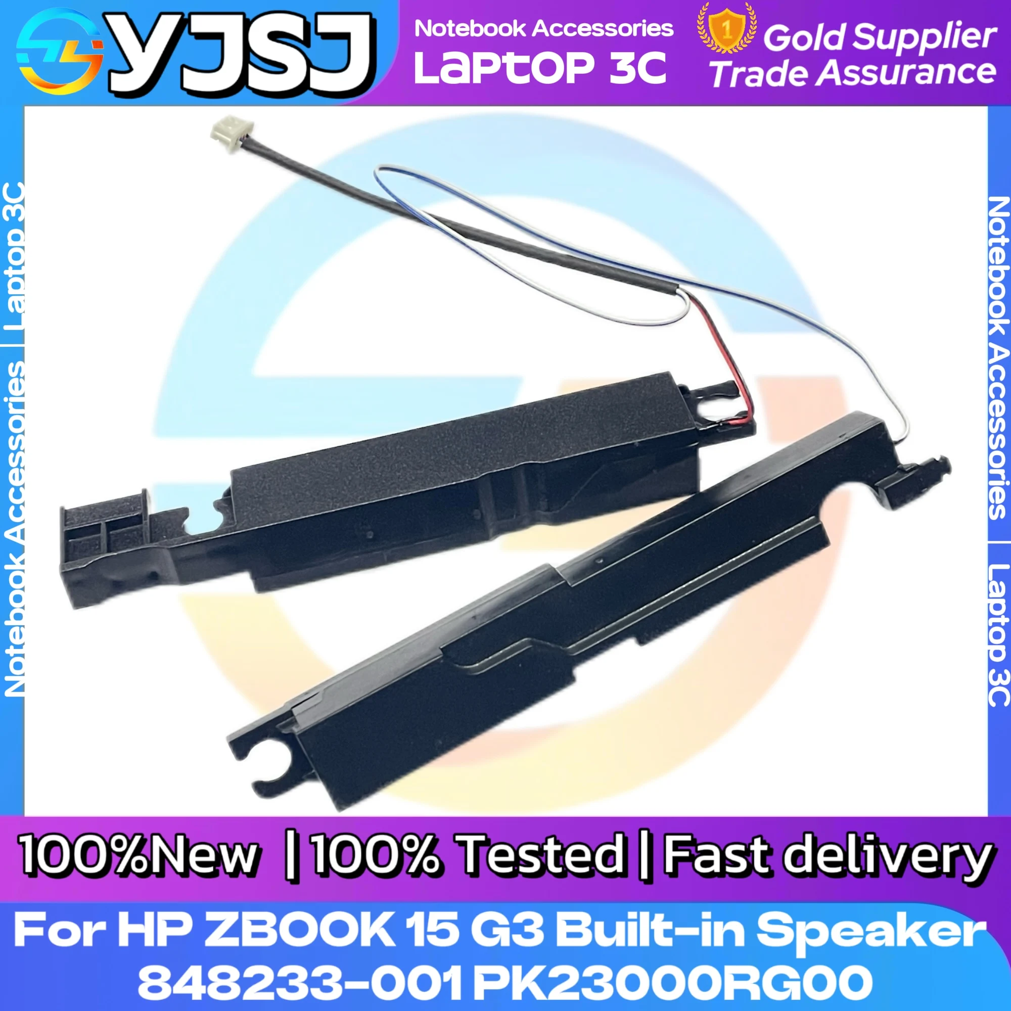 Original Laptop Speaker Built-in Speaker Audio For HP ZBOOK 15 G3 ZBOOK15 G3 848233-001 PK23000RG00