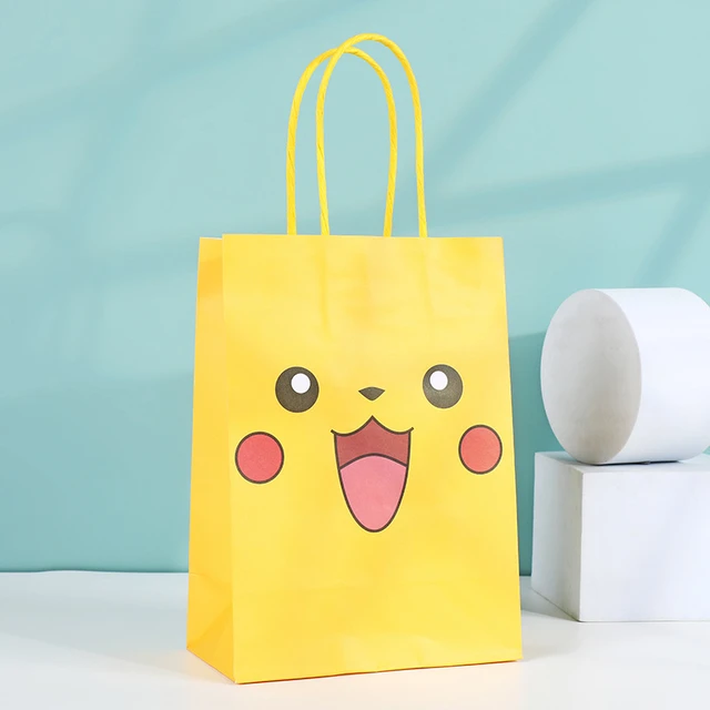 Pokemon Anime Peripheral Pikachu Theme Gift Bags - Animation