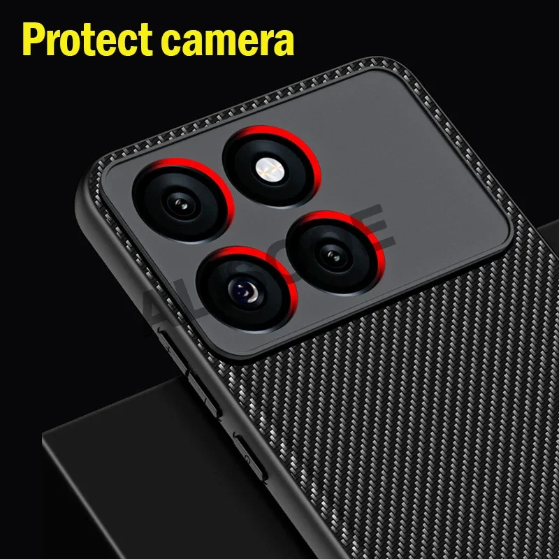 Luxurious Carbon Fiber Texture PU-Leather Protective Cover