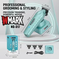 Tondeuse à cheveux professionnelle WMARK, machine à sculpter les cheveux, tondeuse électrique avec chargeur de base 1