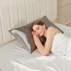 Solid Mulberry Silk Pillow Case Hair Skin Protect Pillowcase Luxury Sleeping Bedding Cushion Pillow Cover Standard Queen Size 3
