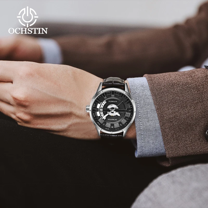 Ochstin New 2024 Master Series Business Luxury Waterproof Watch Fully Automatic Mechanical Movement Men's Mechanical Watch