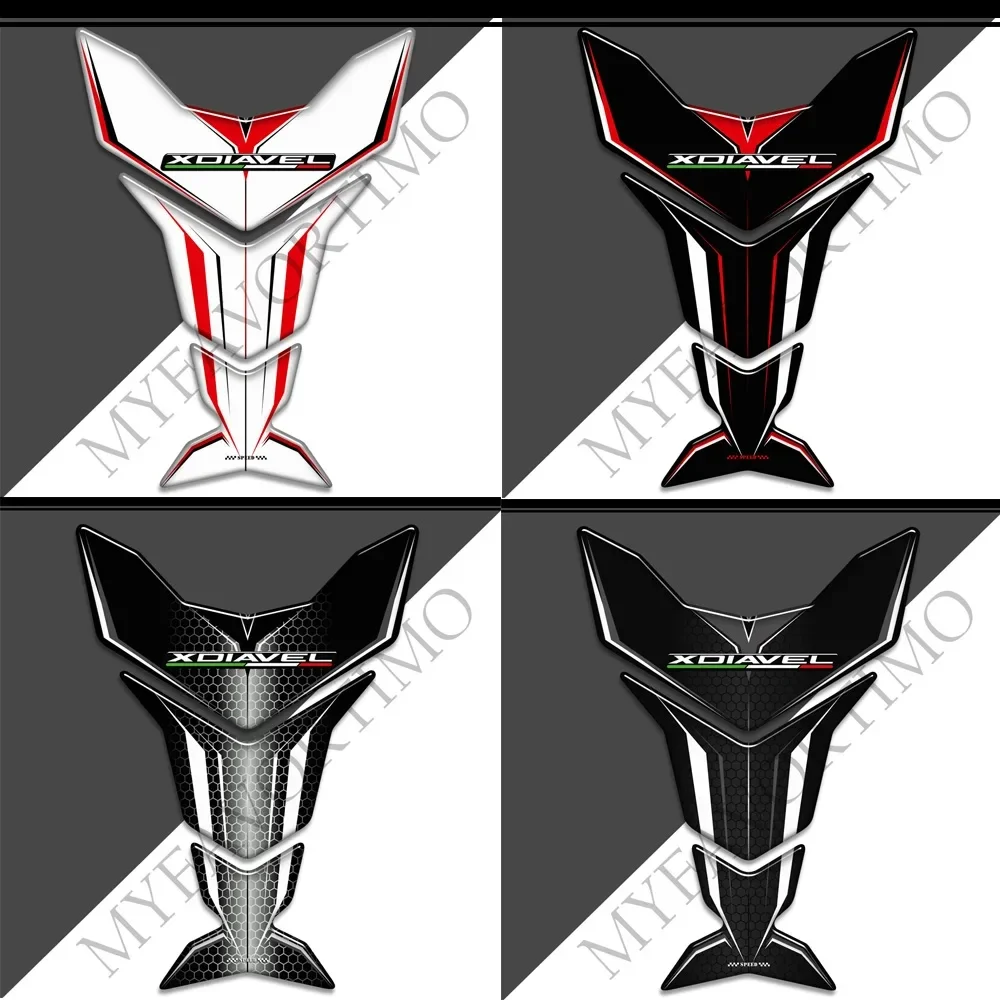 

2015-2021 Protection 3D Stickers Decals Gas Fuel Oil Kit Knee Tank Pad For Ducati XDiavel S X Diavel