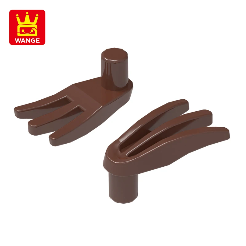 WANGE 10187 100g/684PCS 블레이드 클로 비어드 블록 모크 컬러 브릭 DIY 어린이 장난감 조립 부품과 호환 가능