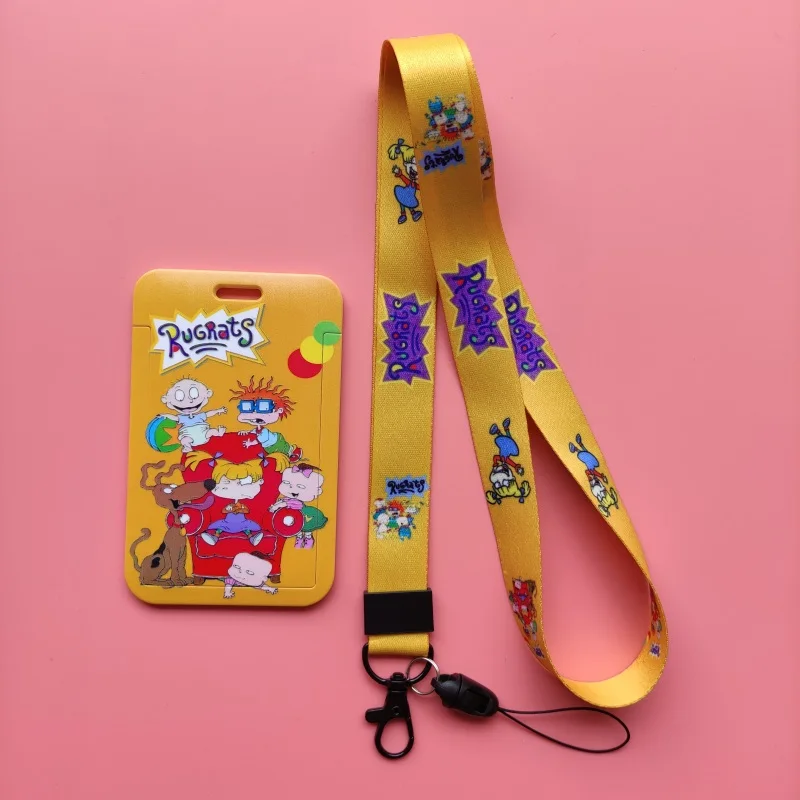 Cartoon Jungen Mädchen ID Kredit Bank Karte Halter Studenten Bus Karte Fall Lanyard Kind Besuchen Tür Identität Abzeichen Karten Abdeckung – Detail 13
