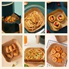 Air Fryer Paper Liners Disposable Oil-proof Waterproof Baking Paper Round Square And Rectangle Parchment Kitchen Party Supplies 3