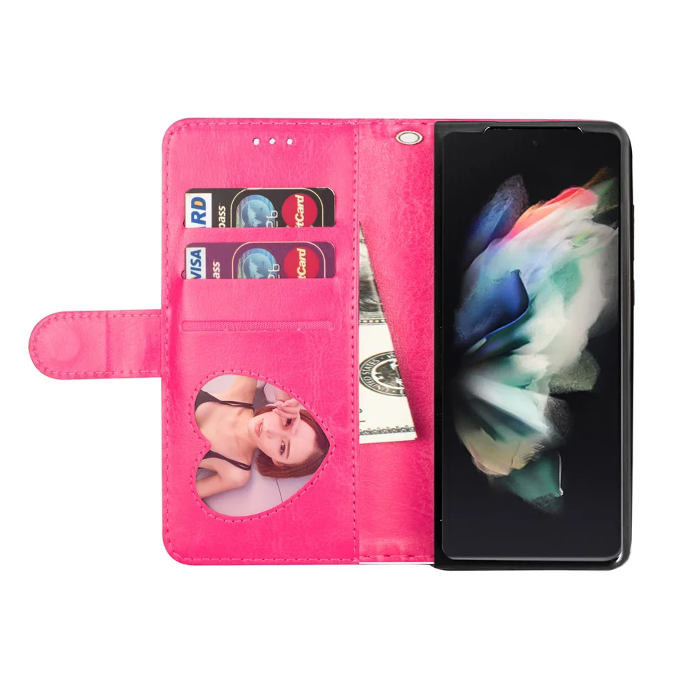 ZCDAYE Custodia A Portafoglio Con Cerniera Glitterata Per Samsung Galaxy A71 - Pelle PU Rosa Con Tasche Porta Carte, Cinturino Da Polso E Funzione Cavalletto