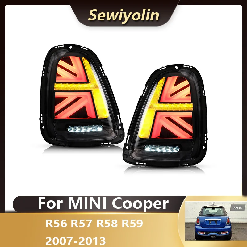 

Car Led Rear Tail Lights SMOKED For MINI Cooper 2007-2013 R56 R57 R58 R59 Plug And Play DRL Signal Automotive Brake Driving Lamp