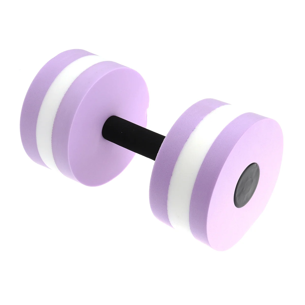 

2PCS Aquatic Exercise Dumbells EVA Water Barbells Hand Bar For Water Resistance Aerobics (Purple)
