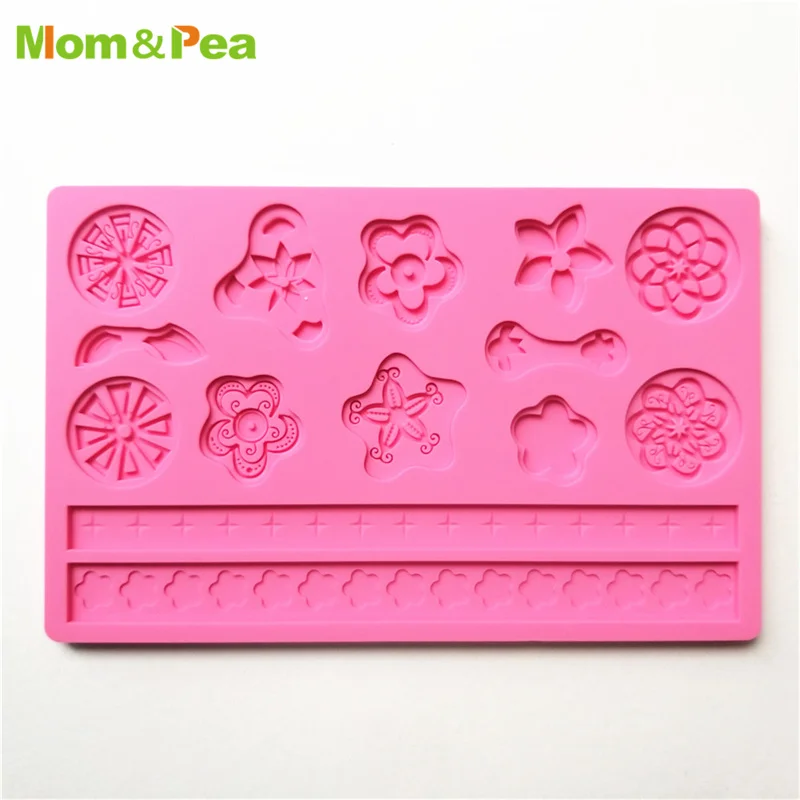 

KCL529 силиконовые формы, форма Кружева, форма для помадки и десен, форма для тиснения торта, декоративная форма, маленькие цветы