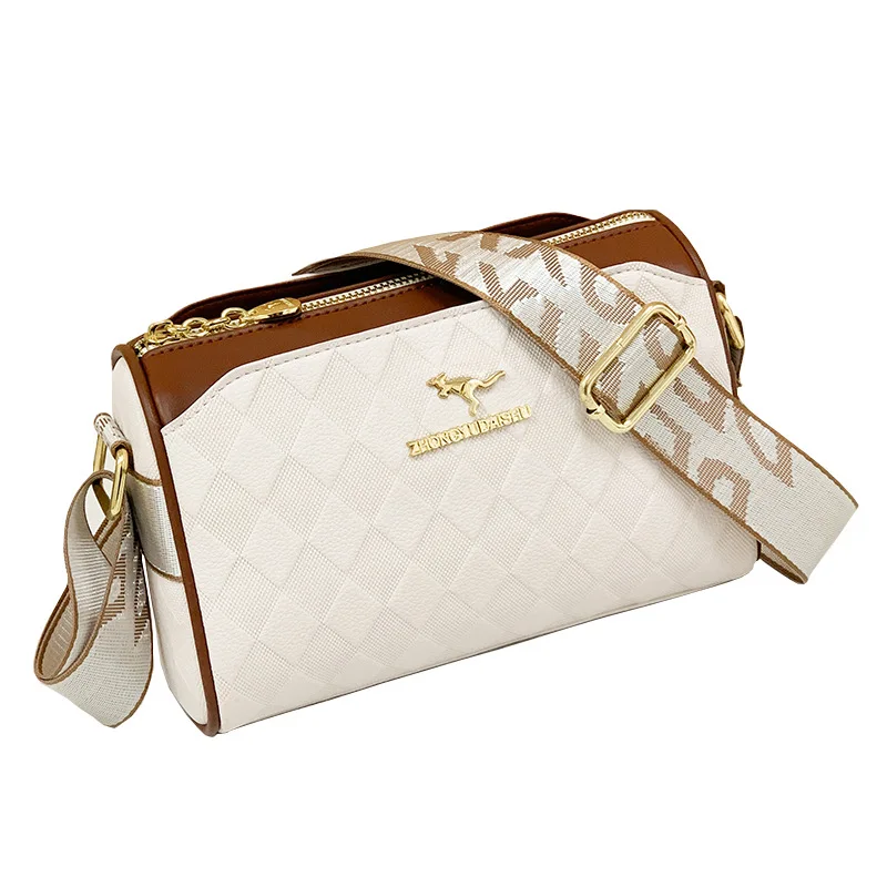 حقيبة كروس نسائية كلاسيكية ذات سعة كبيرة، حقيبة كت...