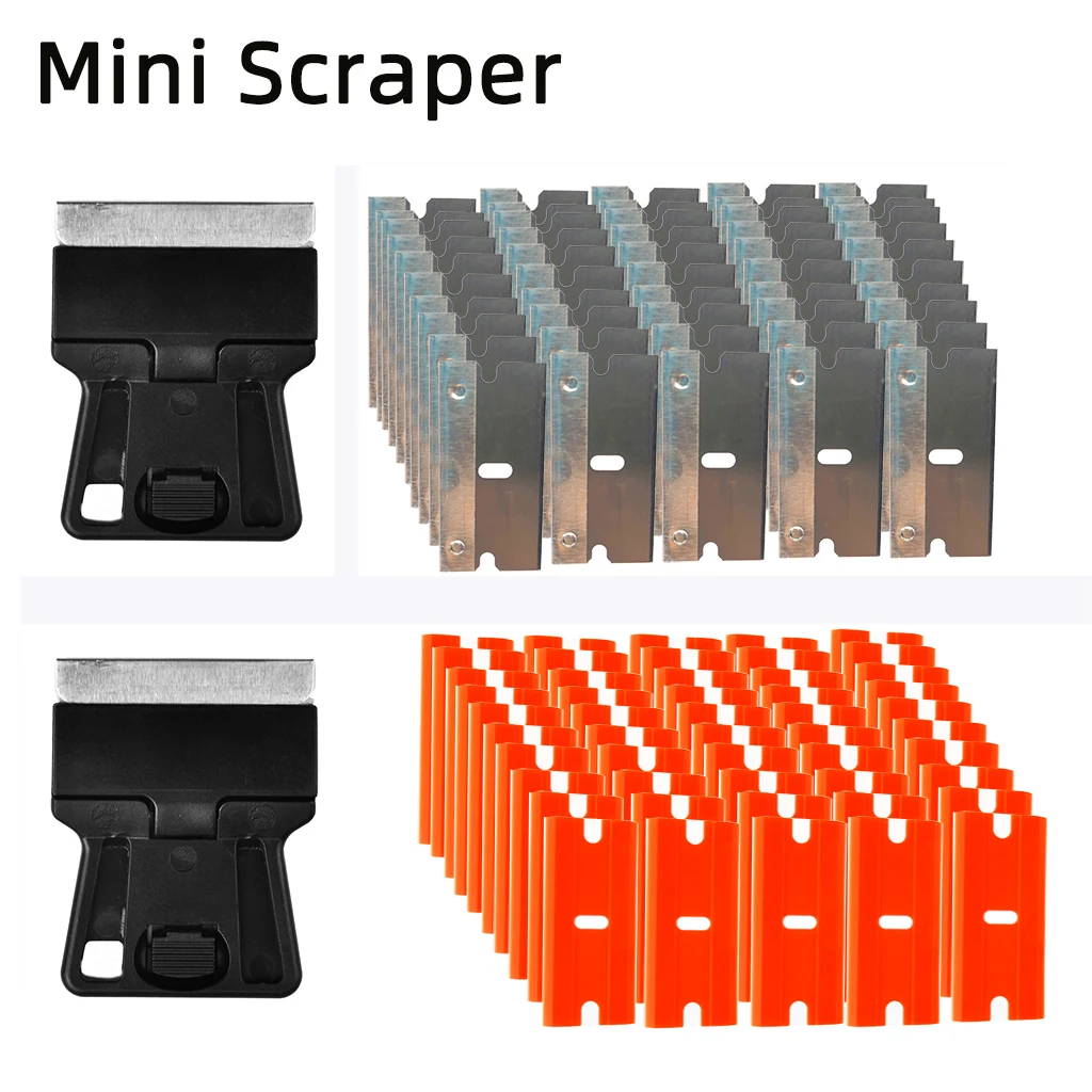 MiniScraperPlasticPushCutterSingleEdgeBladeHolderCleaningUV