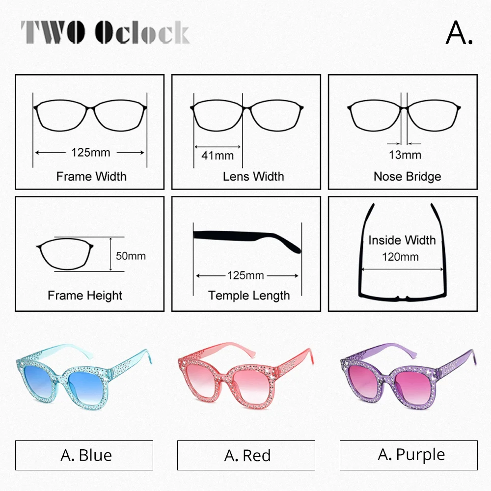 Kids Sunglasses UV Protection Colorful Lens New Children Star Square Sunshades Girl Boy Vintage Fashion Princess Sun Glasses