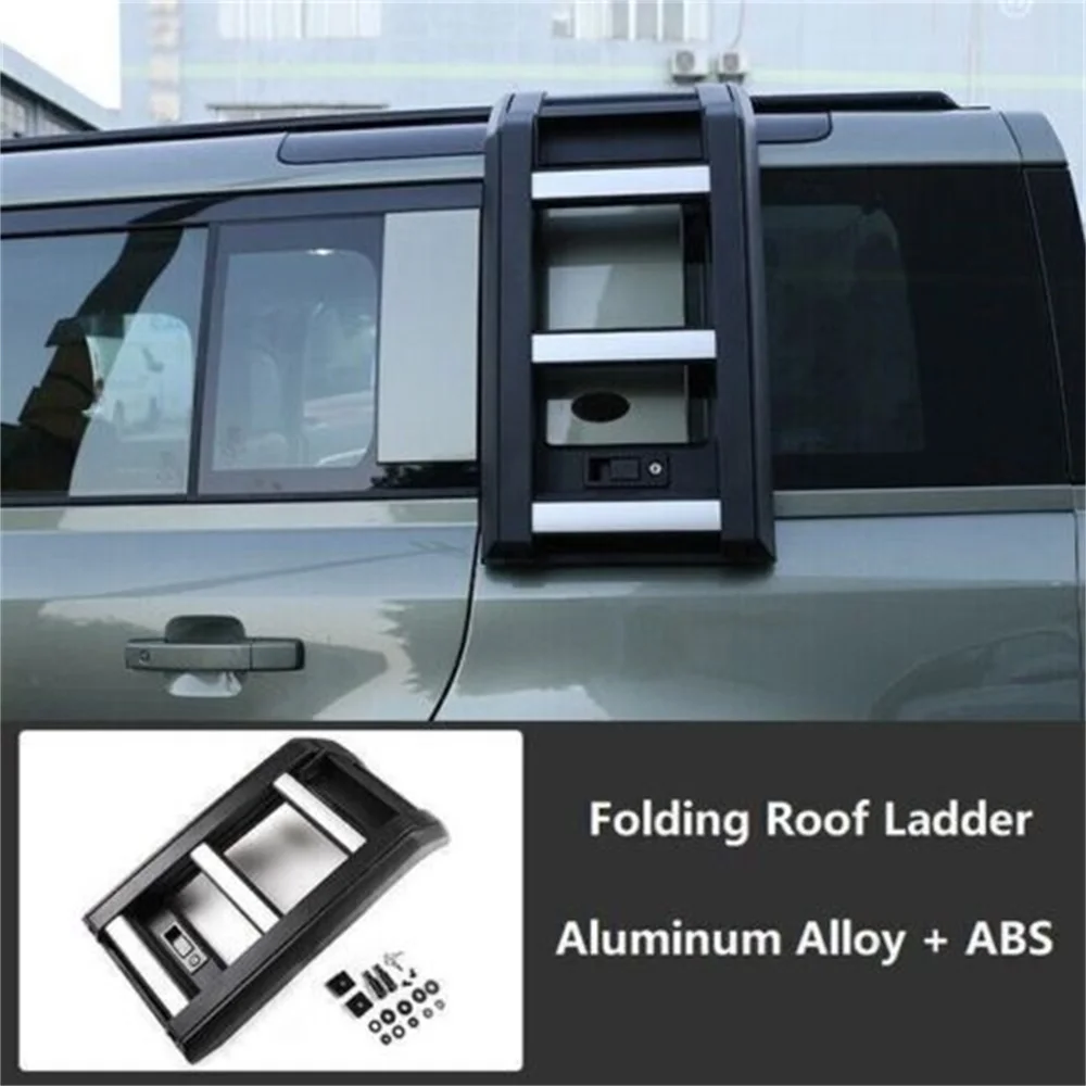 

Foldable Liftable Ladder Protective Frame Fits for Land Rover Defender 130 110 90 2020-2023