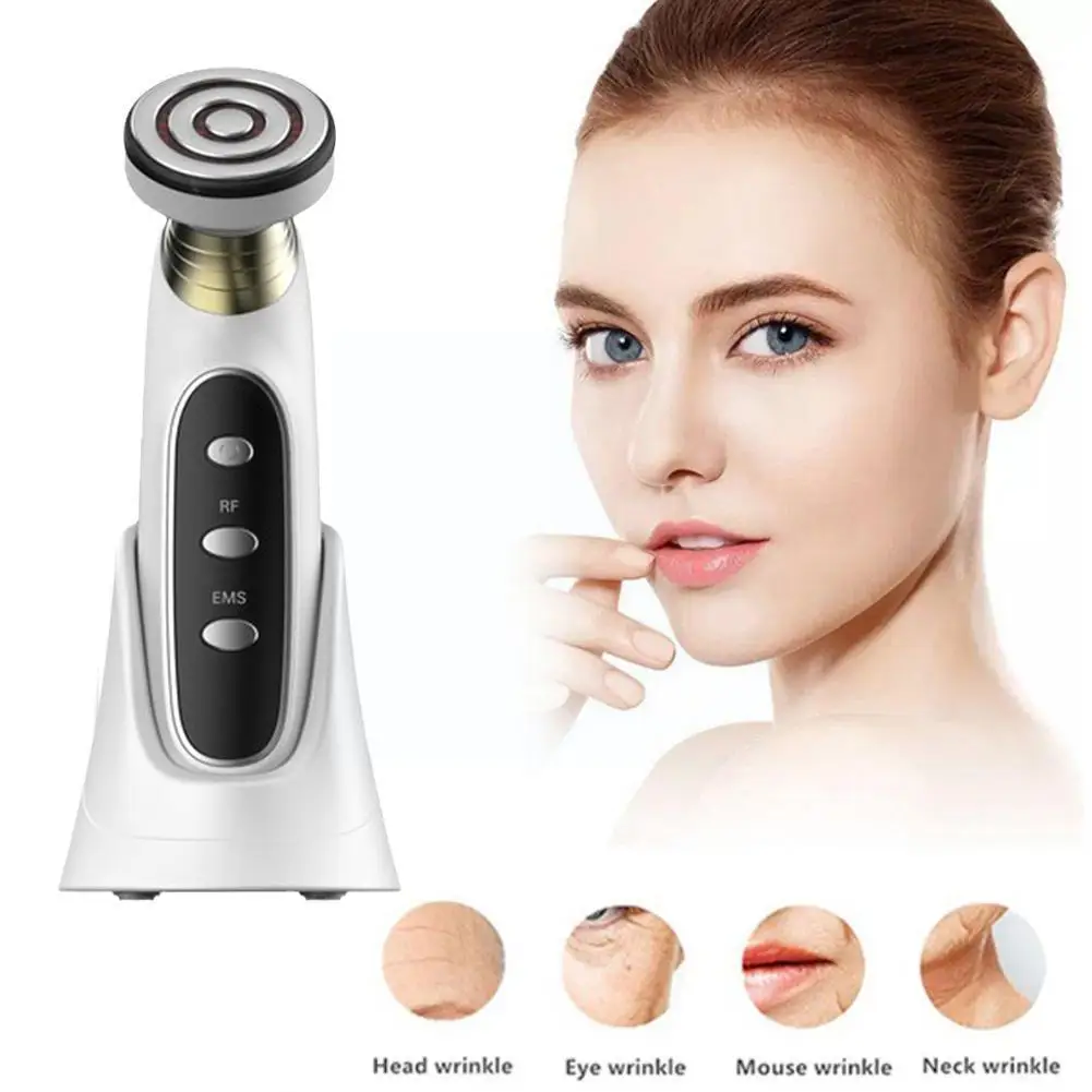 

RF Skin Tightening Machine Face Lifting Device For Wrinkle Anti Aging EMS Skin Rejuvenation Radio Frequency Facial Massager X1T4