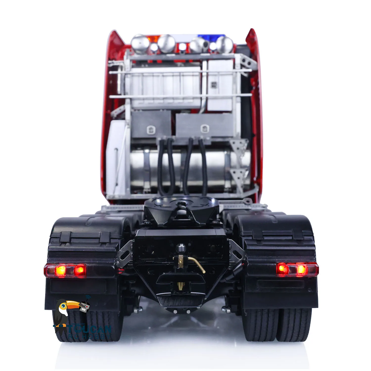 RTR LESU RC 1/14 Tractor Truck Metal Chassis 8*8 for DIY Cabin Car Model Lights Sounds Smoke Unit Assembled Toys Gifts THZH1509 2