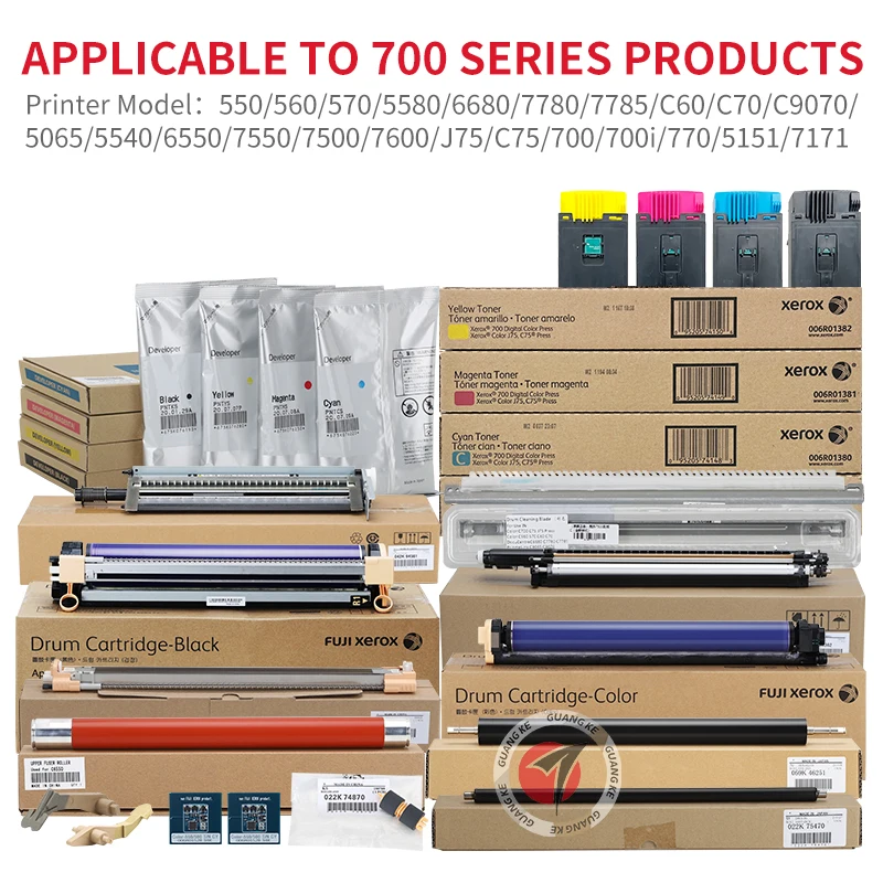 Tambor Opc para Xerox 550 560 570 5580 6680 7780 7785 C60 C70 7550 7500 7600 Fuji Tambor J75 C75 700 700i 770 Cor Preta - Imagem 3