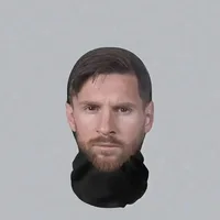 3D CR7 Messi Бесшовная маска Забавное лицо с принтом головы Шарф Известный человек Ледяной шелк Солнцезащитный крем Голова Маска Хэллоуин Косплей — изображение 3