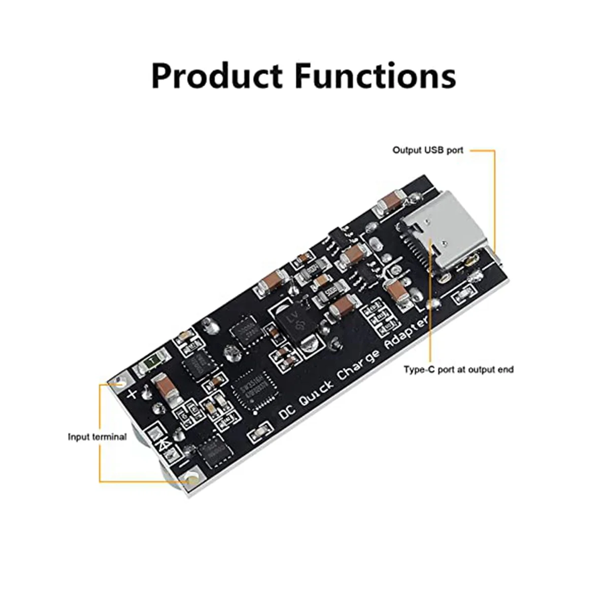 3PCS 60W DC to USB Type C PD 3.0 QC4.0 + & Type A QC3.0 Power Module