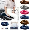 1pc Memory Foam Donut Pillow - Portable Orthopedic Pillow Cushion Support Pad For Relax body Pressure, High Density Memory Foam 1