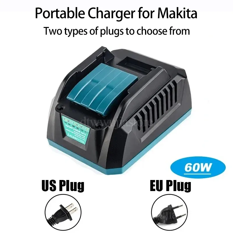 Charger Parts DC18RC Portable Mini Fast Charger for Makita 14.4V 18V Li-ion Battery BL1830 BL1430 Heat Dissipation Protection