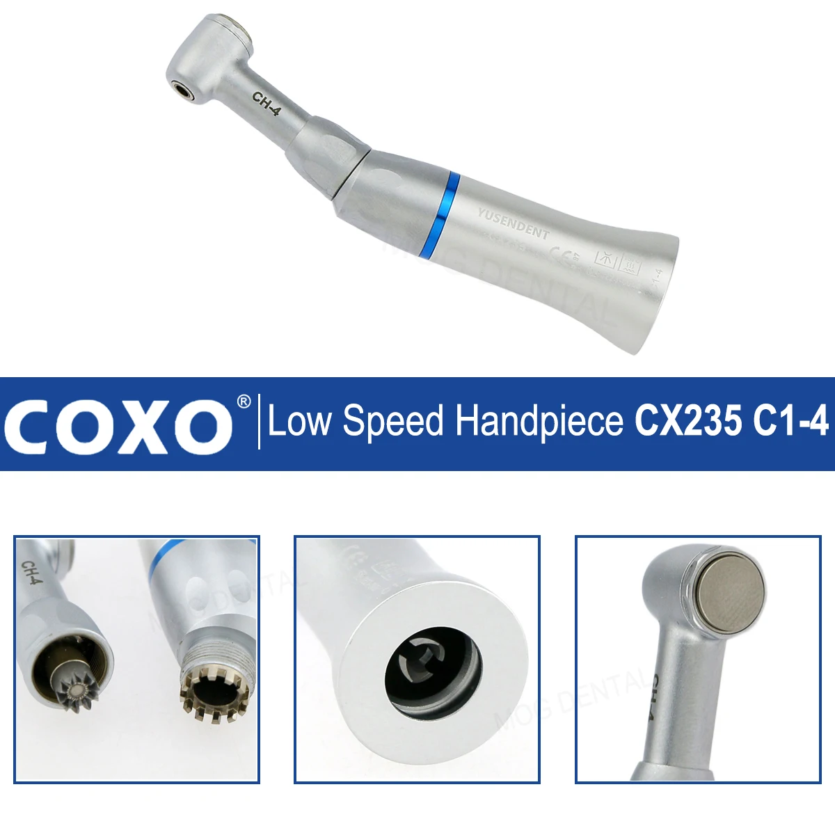 COXODentalContraAngleLowSpeedHandpiece11DirectDrivePush