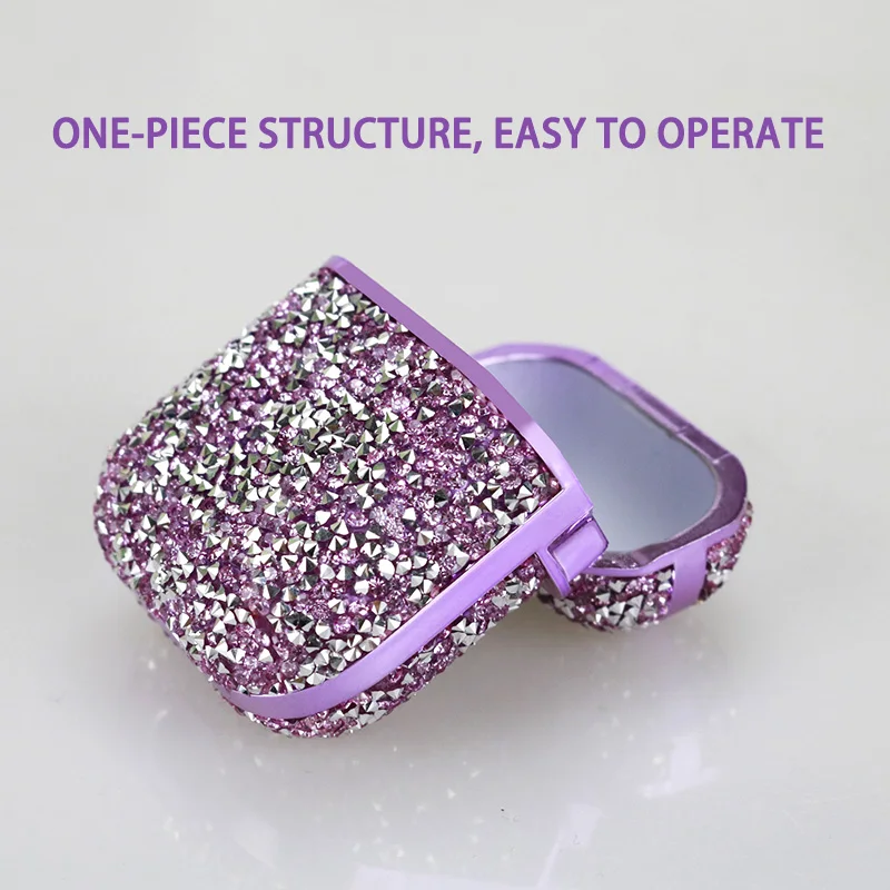 Sparkly Bling Glitter Diamond Case with Keychain Ring - Protective Cover