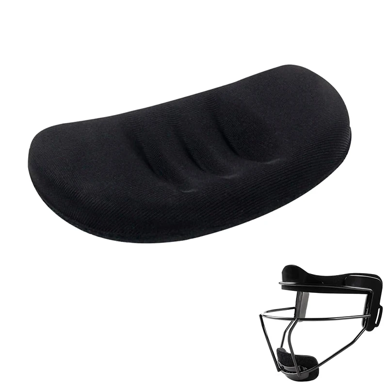 Softball Fielder's Facemask Chin Cup Baseball Fielder's Mask Chin Padding Soft Protective Replacement Pad Cover For Sports