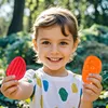 6pcs/Set Children's Sensory Educational Toy Fidget Toys Color Silicone Stone for Autism Kids Adults Emotional Stress Relief Toys 3