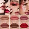 1pc Waterproof Liquid Lipsticks Lip Makeup Matte Velvet Lipstick Lip Gloss Red Sexy Cosmetic 6 Colors Long Lasting Lip Glaze 6