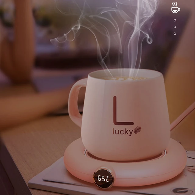 USB Cup Heater Mug Warmer Electric Hot Plate Tea Makers Warmer Coaster 3  Gear Temperature Cup Heating Pad for Coffee Milk Tea