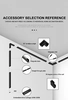 Modern Magnetic Track Lights Embedded LED Spotlight Downlight Living Room Without Main Light Lighting Grille Lamp Series AC220V 2