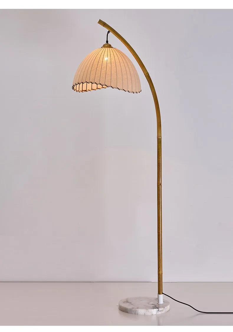Floor Lamp - Foyer Wabi Sabi Canvas Shades LED Metal Light SW-36211023