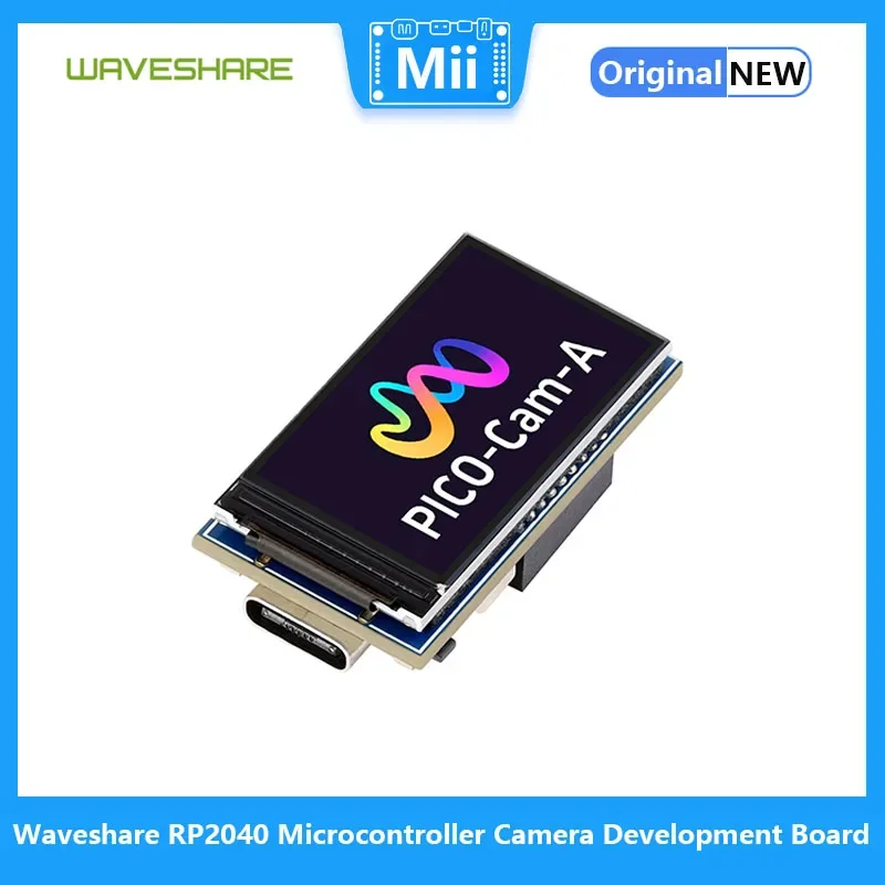 Waveshare ũƮѷ ī޶  , º HM01B0 ׷  ī޶, 1.14 ġ IPS LCD ÷, RP2040