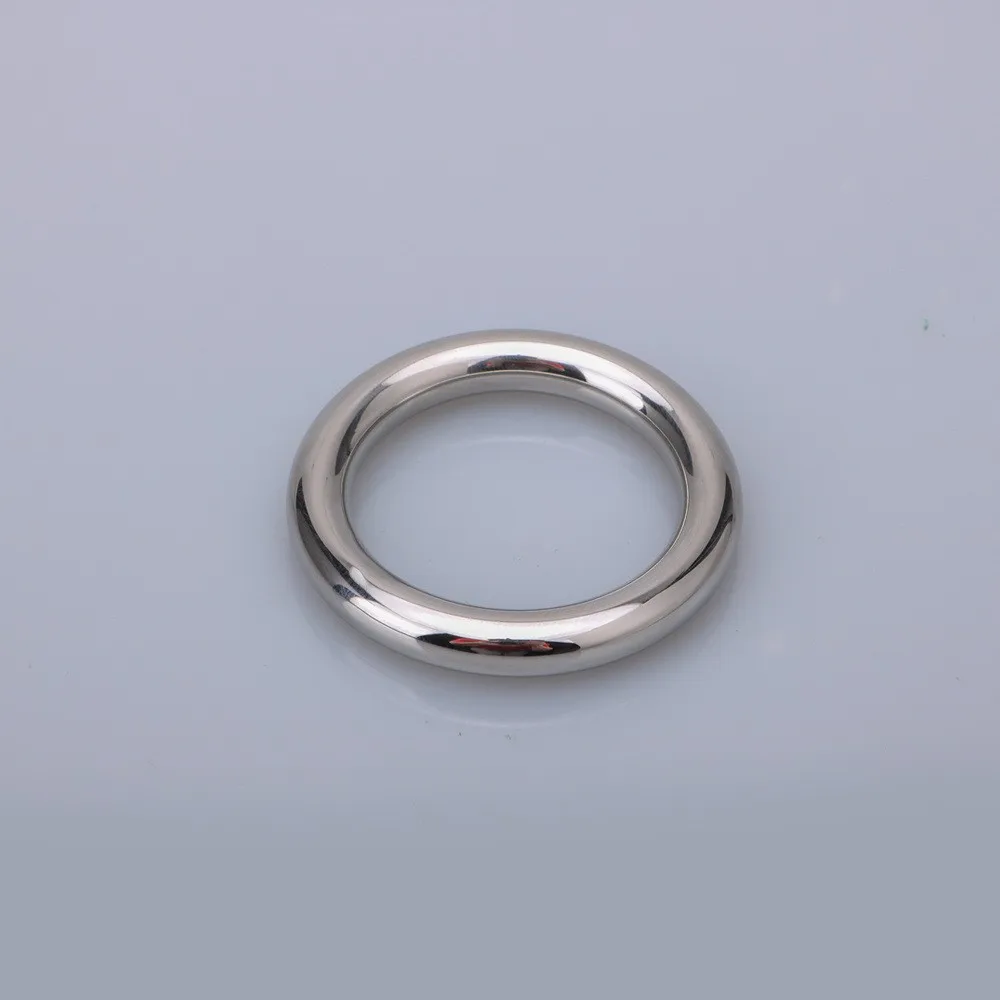 Runyu Stainless Steel Metal Men's Cock Ring Adult Sex Scrotum Binding Ejaculation Delay Device Glans Erection Sperm Locking Ring penis ring
